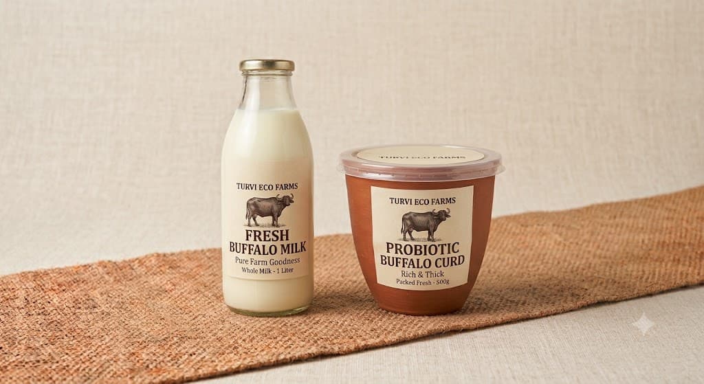 Buffalo Milk & Curd Combo
